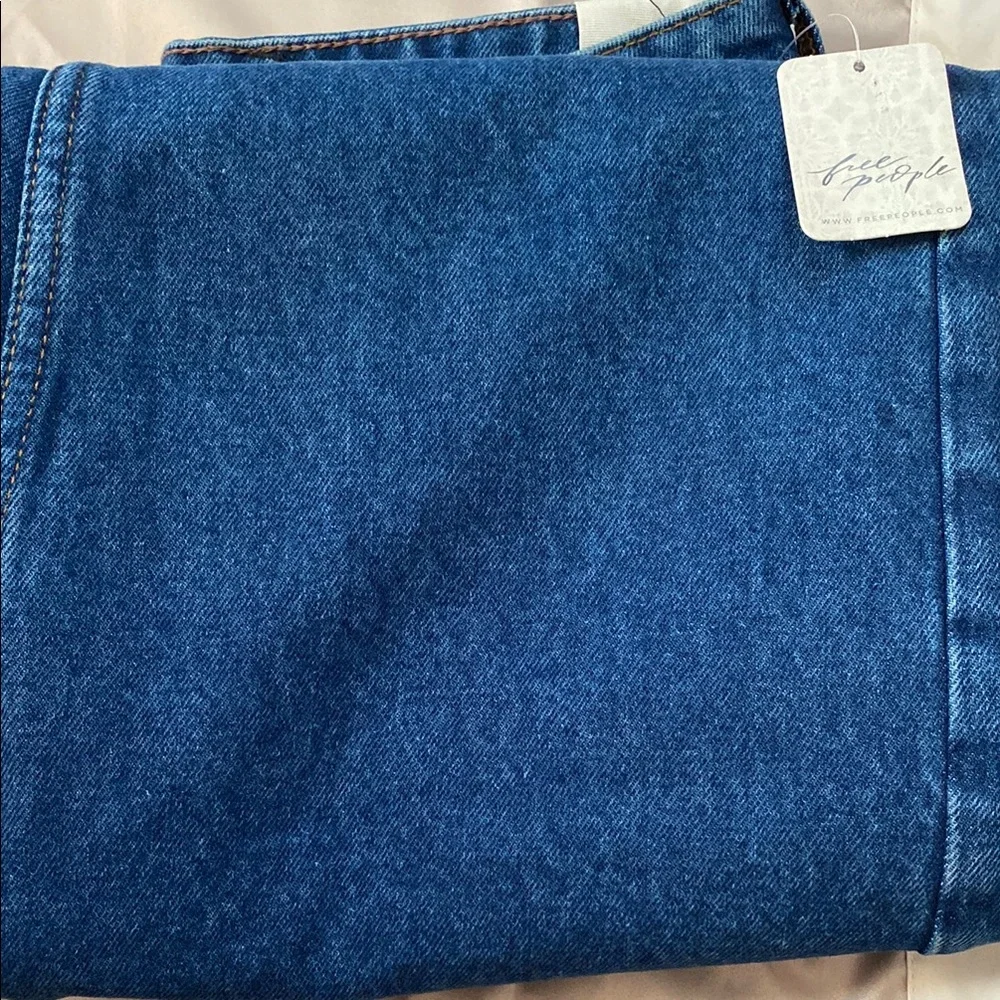 Free People Blue Flare Jeans - Picture 7 of 7